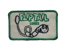 Load image into Gallery viewer, FLIPTAIL LURES Vintage Fishing Patch • Smiling Worm
