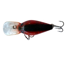 Load image into Gallery viewer, Top View of Belly Stamped Pre Rapala STORM LURES SUSPENDING WIGGLE WART Fishing Lure in NATURISTIC RED CRAYFISH
