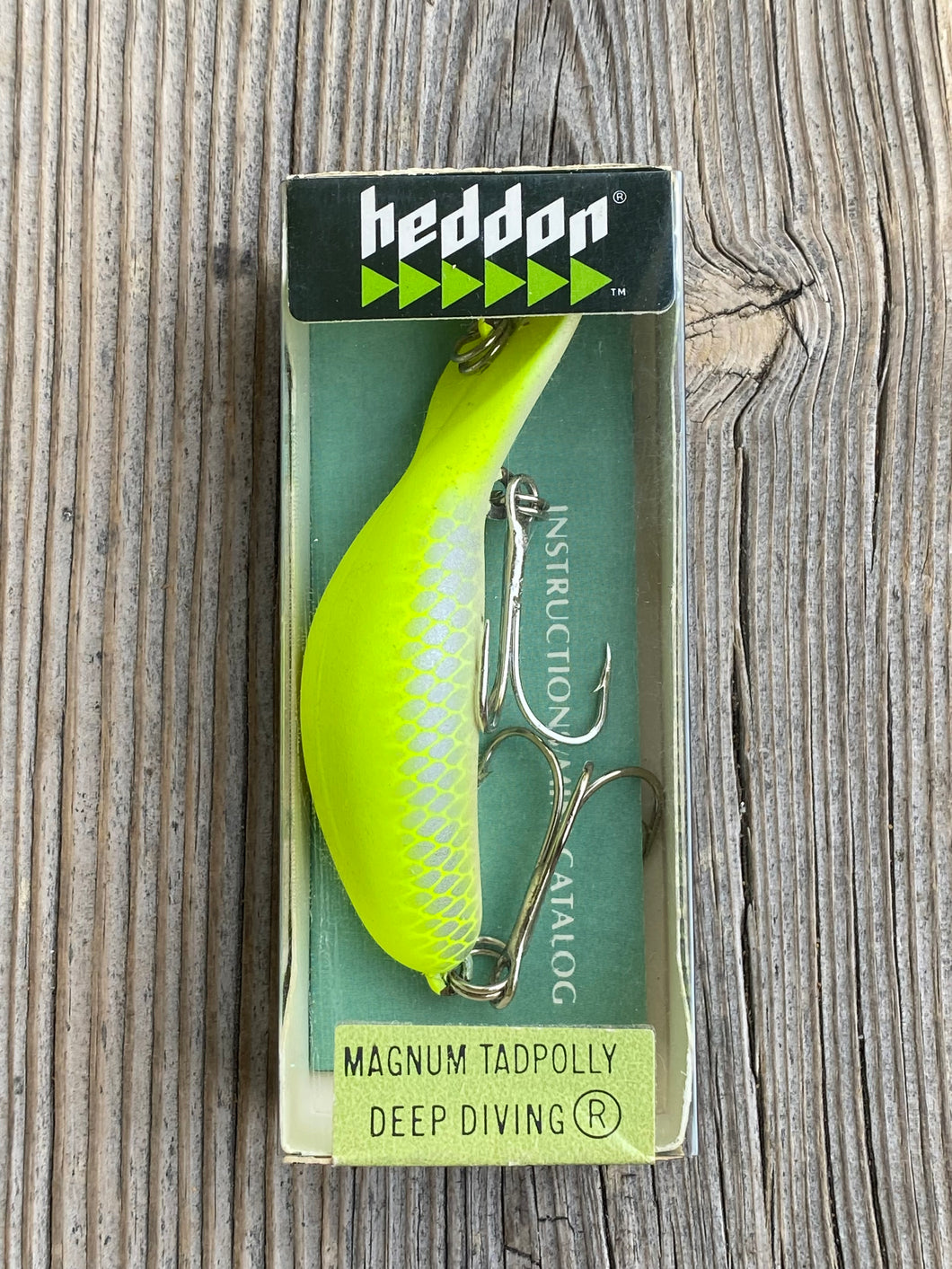 Cover Photo for HEDDON Phosphorescent MAGNUM TADPOLLY Fishing Lure