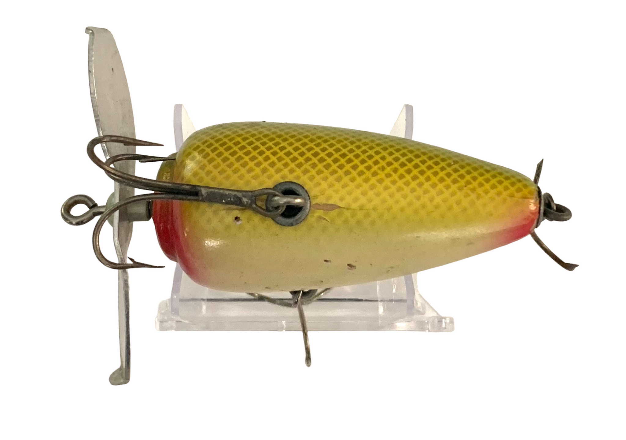 Jim Donaly • McCagg's BARNEY Wood Lure • SCALE (PERCH) – Toad Tackle