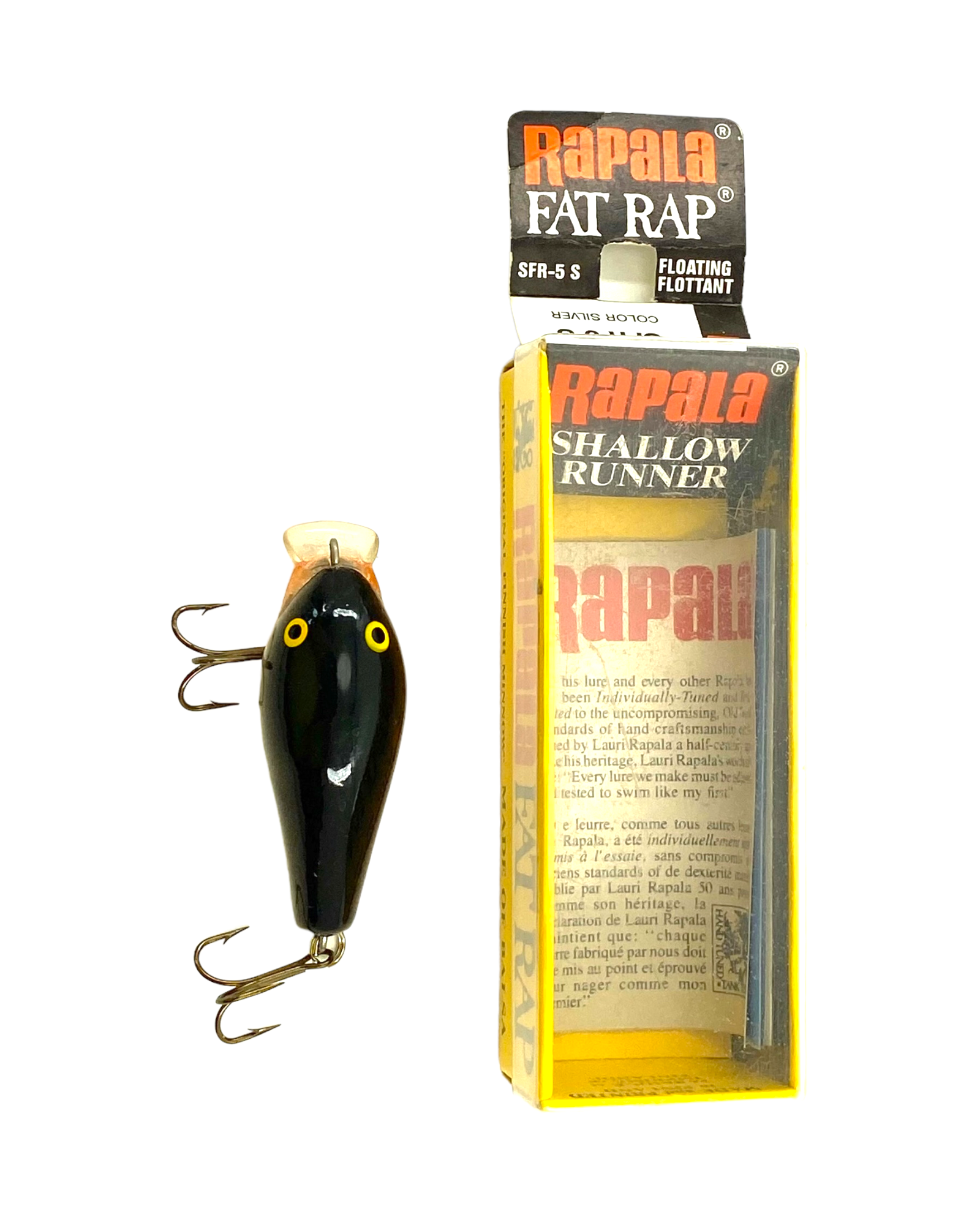 Finland • RAPALA LURES FAT RAP Size 5 Fishing Lure — SILVER – Toad Tackle