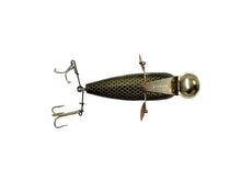 Cargar imagen en el visor de la galería, Vintage Makinen Tackle Company WonderLure Fishing Lure • BROWN SCALE/BLACK BODY/YELLOW SPOTS
