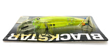 Load image into Gallery viewer, Sleek View of Rebel Lures BLACKSTAR Jointed Fishing Lure in Chartreuse Lime
