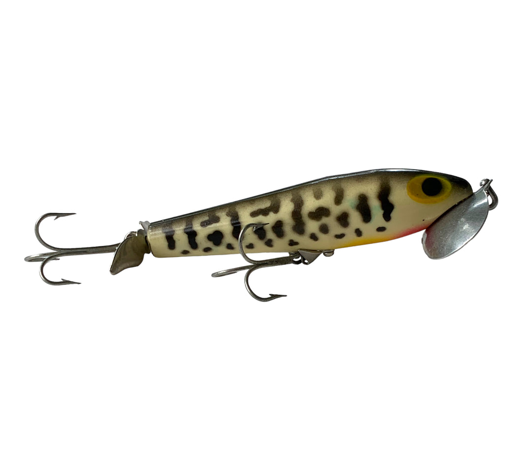 Right Facing View of 5/8 oz Fred Arbogast JITTERSTICK Fishing Lure in Coach Dog. Available at Toad Tackle.