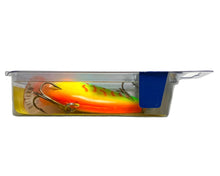 Load image into Gallery viewer, Belly View of STORM LURES RATTLIN&#39; THINFIN SILVER SHAD Fishing Lure in RED HOT TIGER. Available at Toad Tackle.
