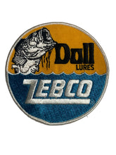 Load image into Gallery viewer, Doll Lures &amp; Zebco Fishing Reels Vintage Patch
