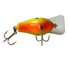Load image into Gallery viewer, Belly View of JIM BAGLEY BAIT COMPANY BB1 BALSA B 1 Square Bill Fishing Lure in CRAYFISH on CHARTREUSE.  Featuring All Brass Hardware. Available at Toad Tackle.
