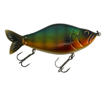 Load image into Gallery viewer, Right Facing View of FISH ARROW FLAT JACK STRONG BIG BAIT w/ GAMAKATSU HOOKS in BLUEGILL
