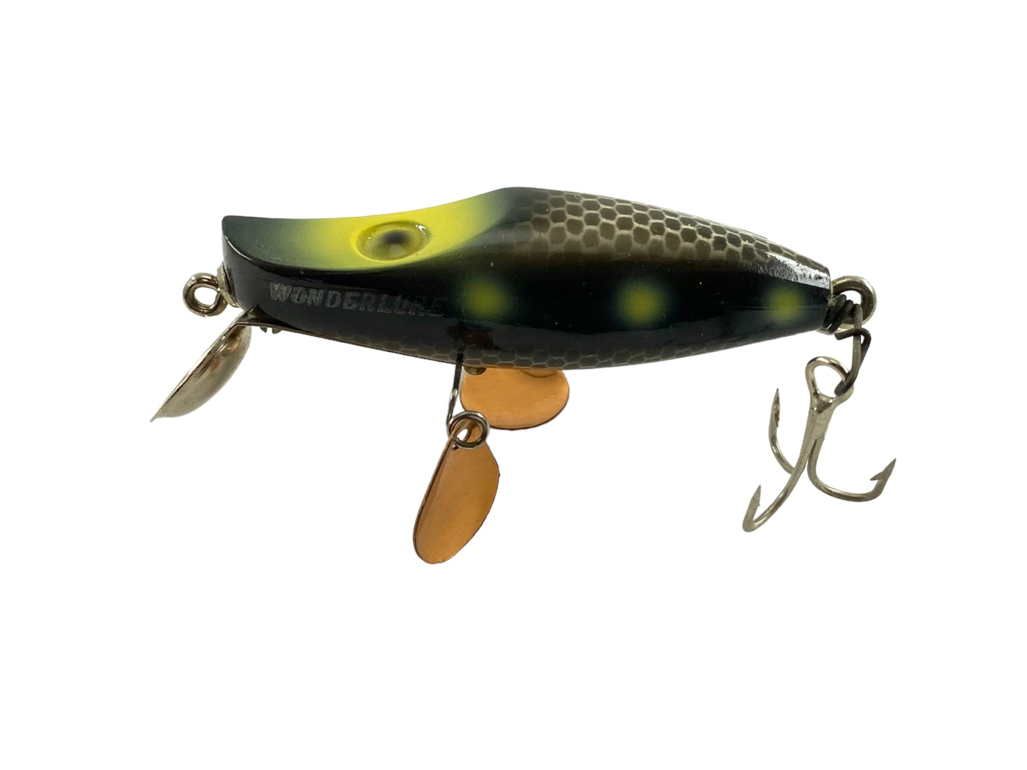 Vintage Makinen Tackle Company WonderLure Fishing Lure • 0-10-B GREEN –  Toad Tackle