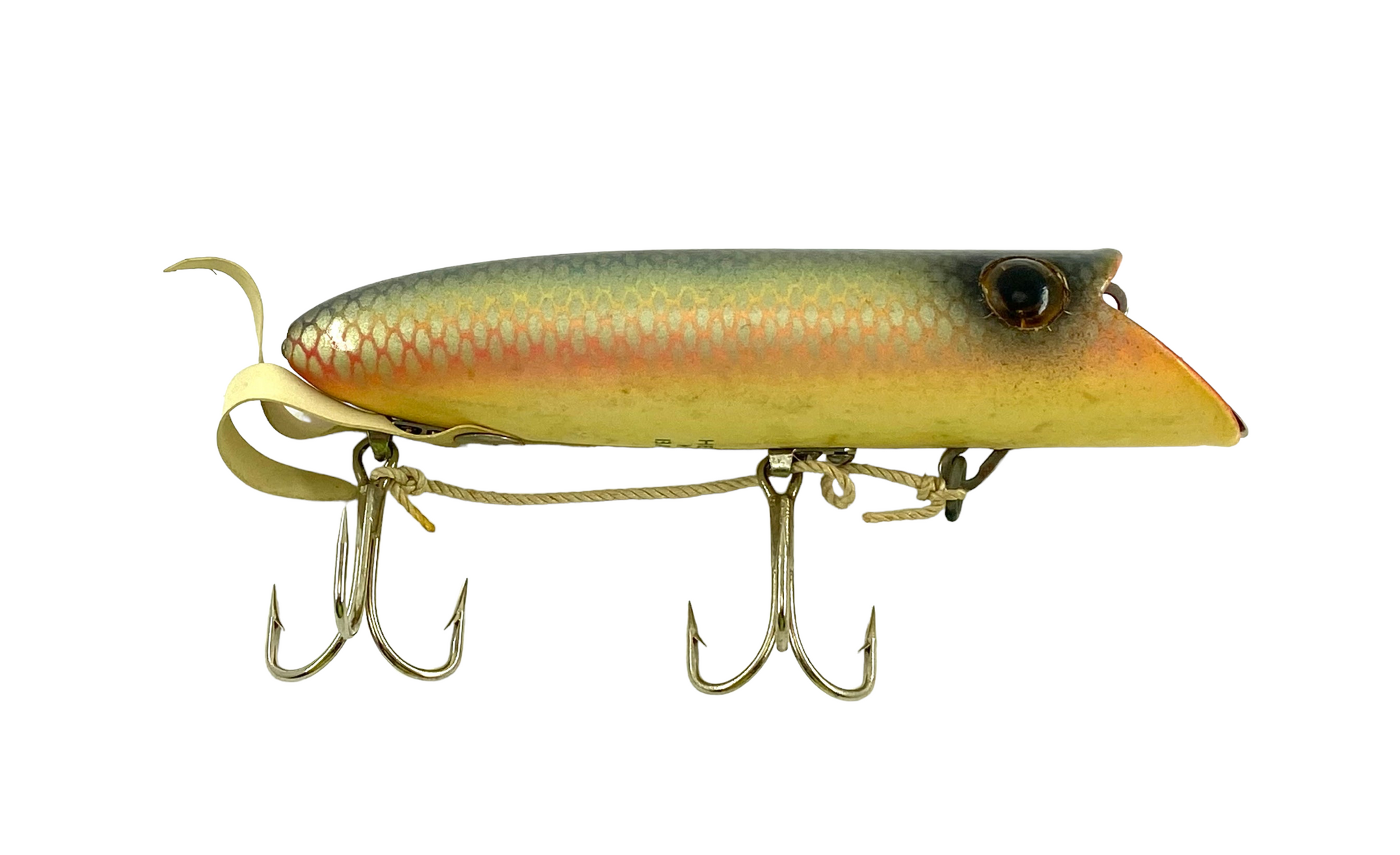 TEDDY BEAR GLASS EYES • HEDDON-DOWAGIAC KING BASSER Fishing Lure w