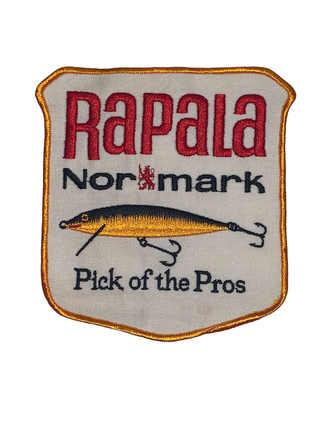 Rare RAPALA NOR MARK PICK OF THE PROS Vintage Patch Crest • LARGE SIZE