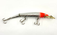 Load image into Gallery viewer, Toad Tackle • ToadTackle.net • ToadTackle.co • ToadTackle.us • Rebel FASTRAC JOINTED MINNOW Vintage Fishing Lure •  Rebel FASTRAC JOINTED MINNOW Vintage Fishing Lure •  SILVER REDHEAD
