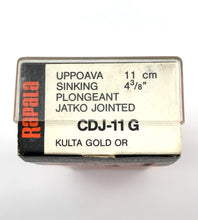 Load image into Gallery viewer, FINLAND • RAPALA CDJ-11 Countdown Jointed Fishing Lure • GOLD
