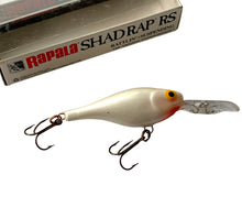 Load image into Gallery viewer, Right Facing View of RAPALA SHAD RAP RS RATTLIN Fishing Lure in PEARL WHITE
