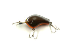Load image into Gallery viewer, Left Facing View of BAGLEY Divin&#39; B II or DB-2 Fishing Lure in BLACK on BROWN. For Sale Online at Toad Tackle!
