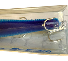 Load image into Gallery viewer, Closer Up View of SUPER STRETCH 1- (One Minus; S 1-; S1-) Fishing Lure in BLUE SCALE &amp; PEARL WHITE BELLY
