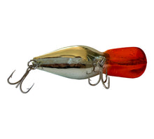 Load image into Gallery viewer, Belly View of STORM LURES v-133 WIGGLE WART Fishing Lure in METALLIC BLUE SCALE with RED LIP. For Sale at Toad Tackle.
