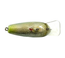 Load image into Gallery viewer, Belly View of C-FLASH Handmade Square Bill Crankbait in GREEN FOIL
