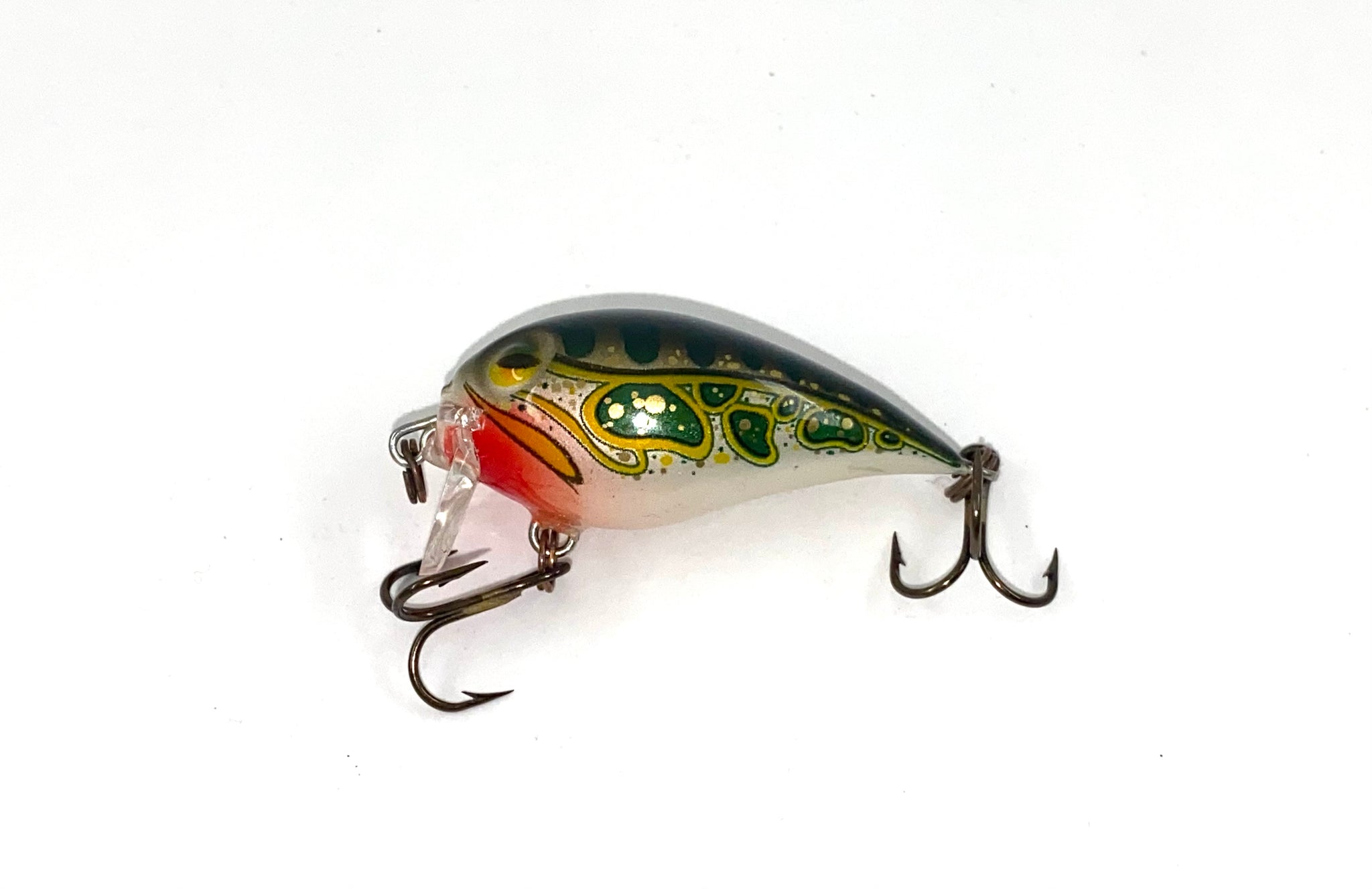 Vintage STORM LURES Size 4 Sub Wart Fishing Lure • GREEN FROG – Toad Tackle