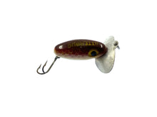 Load image into Gallery viewer, Fred Arbogast Fly Size Jitterbug Fishing Lure • Brown Scale
