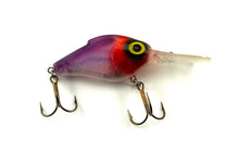 Load image into Gallery viewer, SPECIAL PRODUCTION • Vintage STORM LURES 2.5&quot; DEEP LIGHTNIN&#39; SHAD Fishing Lure • DAL-SP#72 PURPLE CLOWN
