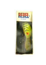 Load image into Gallery viewer, SPECIAL PRODUCTION • Rebel Lures SUPER R w/ Painted Lip Fishing Lure • DR-2026 COB CHARTREUSE ON BODY
