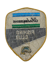 Load image into Gallery viewer, Back View of Vintage Sleeve Size SHAKESPEARE FISHING CLUB Patch
