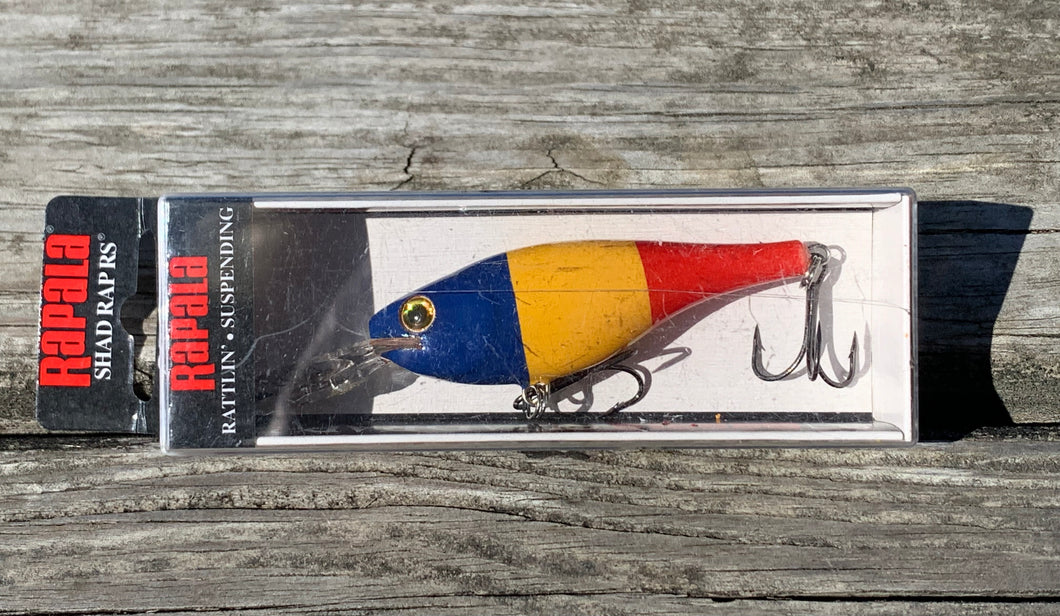 ROMANIA • RAPALA SHAD RAP RS SRRS-7 Fishing Lure • WORLD FLAG SPECIAL –  Toad Tackle