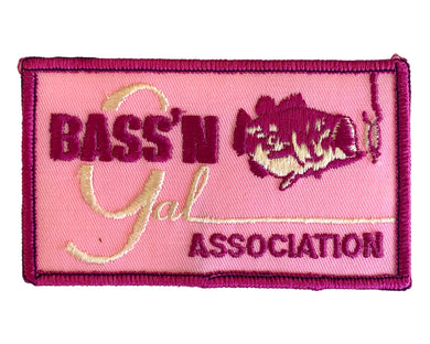 BASS'N GAL ASSOCIATION Collector Patch • PINK BASS