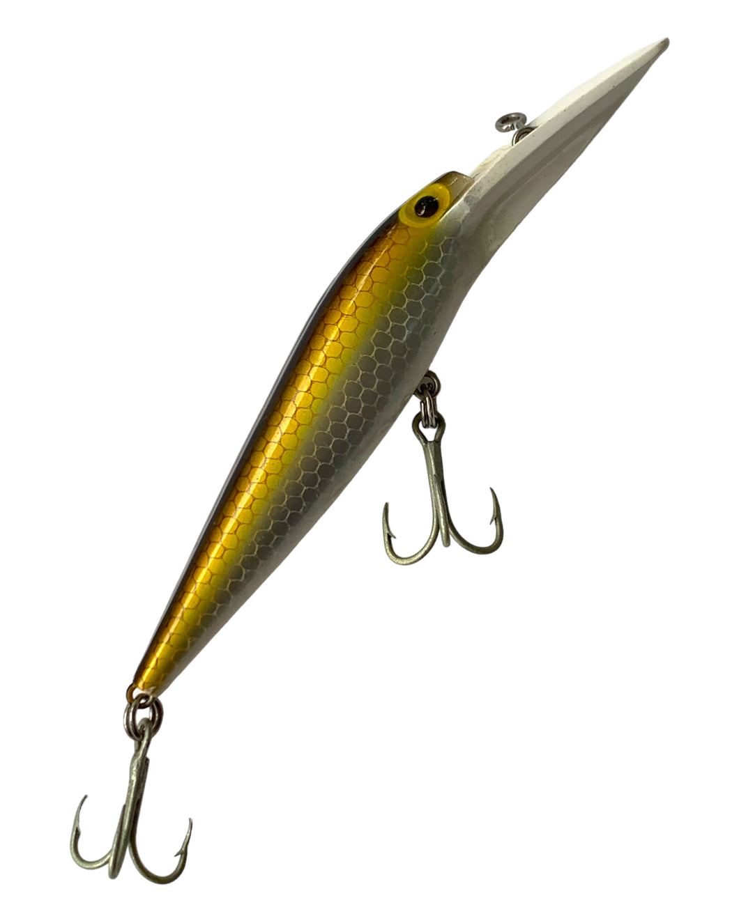 Right Facing View of  STORM LURES LITTLE MAC Fishing Lure in YELLOW SCALE