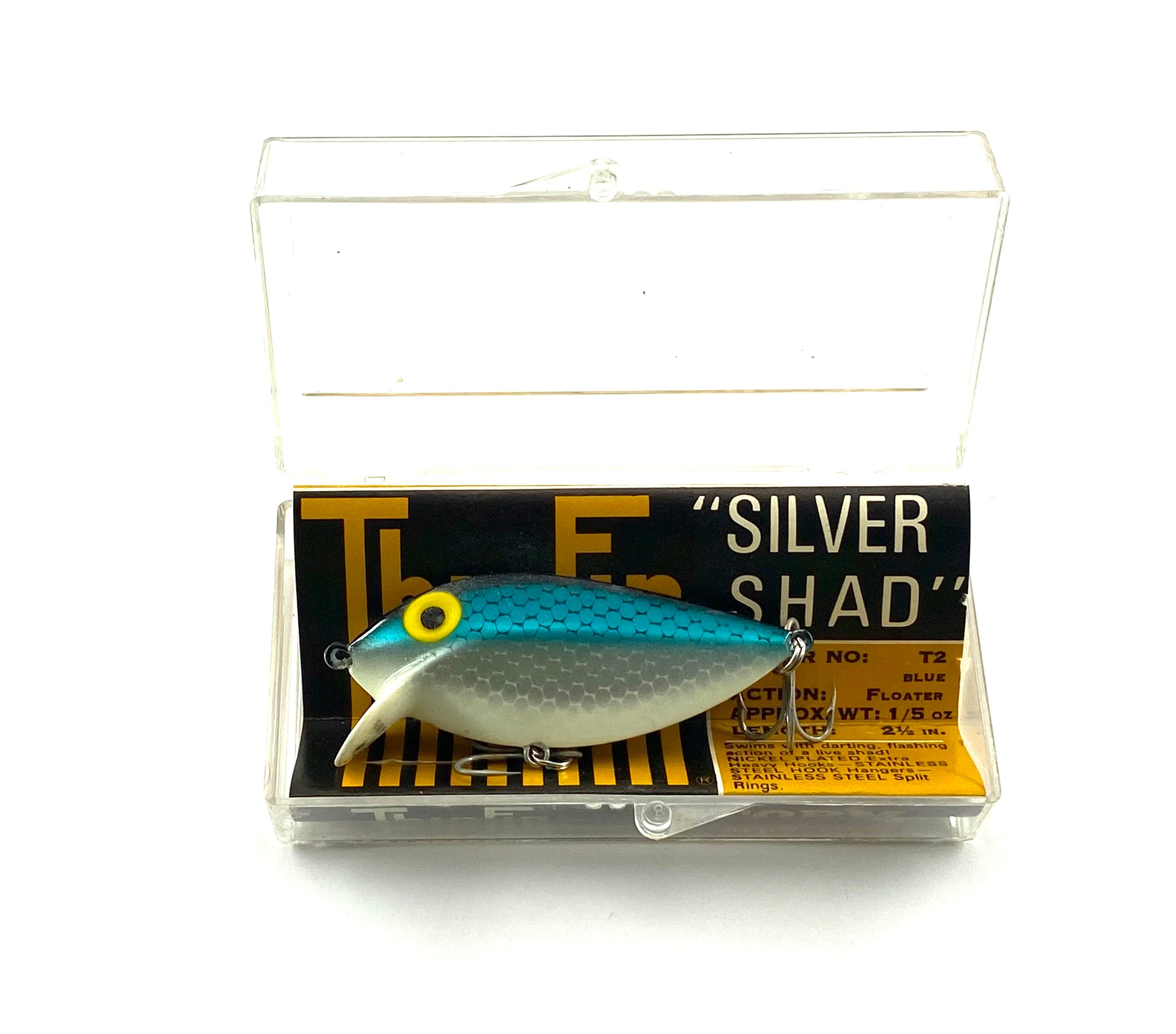 Vintage STORM ThinFin SILVER SHAD Fishing Lure in Original Snap Box • –  Toad Tackle