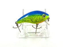 Load image into Gallery viewer, Vintage Manns Baby 1- (One Minus) Double Stamped Fishing Lure in BLUE CHARTREUSE SHAD
