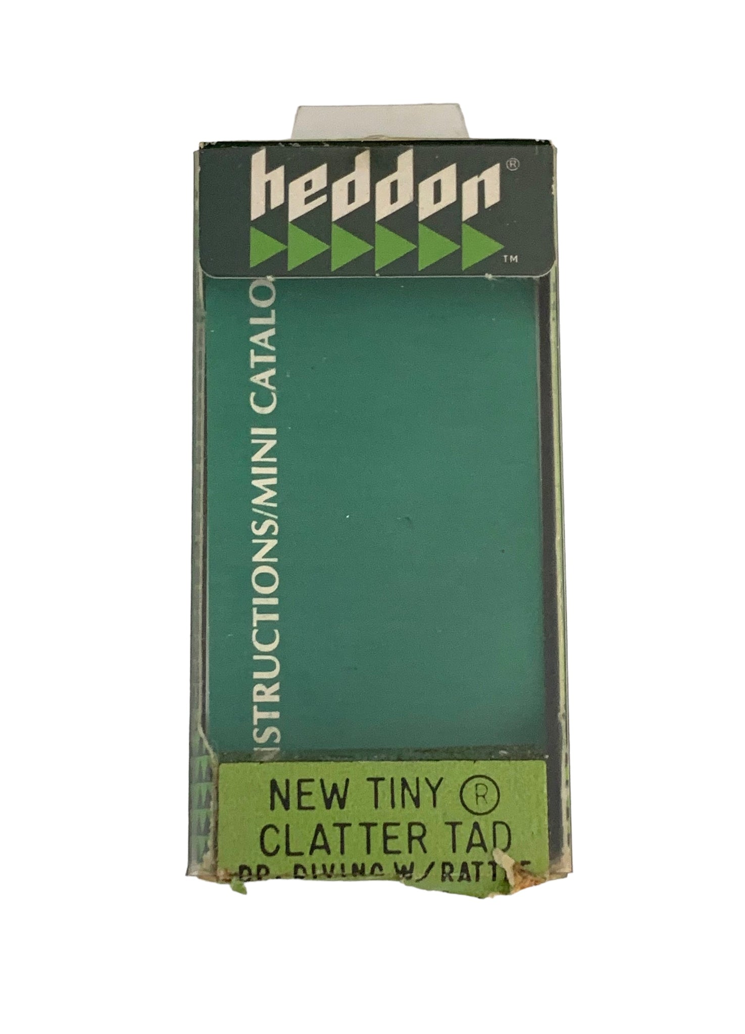 HEDDON TINY CLATTER TAD TADPOLLY Vintage Fishing Lure • 0990 RT RAINBO –  Toad Tackle