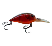 Load image into Gallery viewer, Right Facing View of Belly Stamped Pre Rapala STORM LURES SUSPENDING WIGGLE WART Fishing Lure in NATURISTIC RED CRAYFISH
