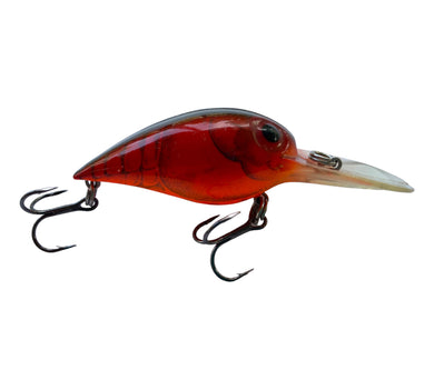 Right Facing View of Belly Stamped Pre Rapala STORM LURES SUSPENDING WIGGLE WART Fishing Lure in NATURISTIC RED CRAYFISH
