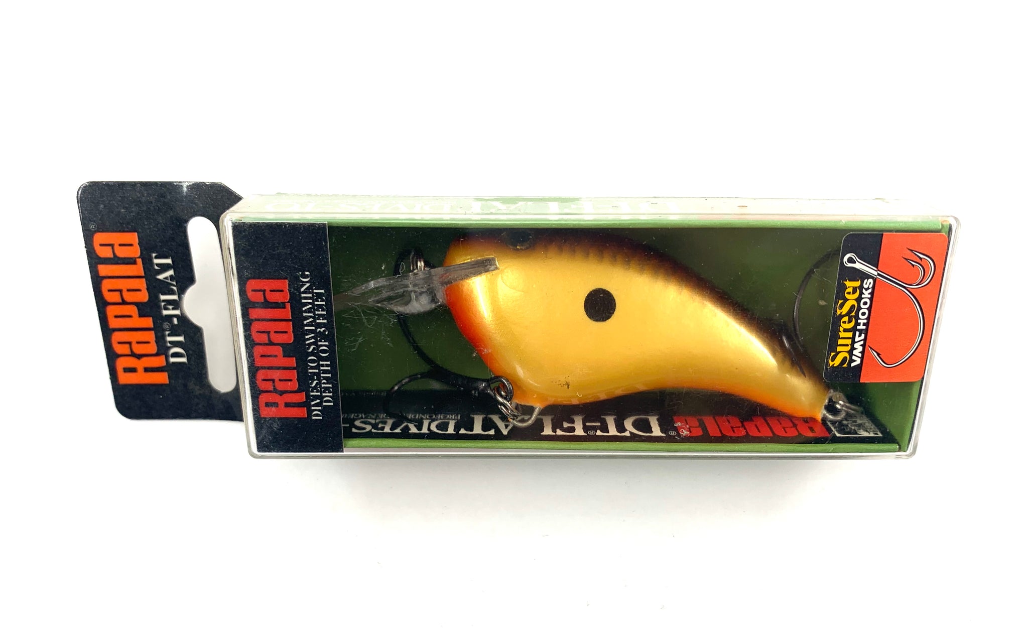 NIB RAPALA DT FLAT Fishing Lure in CRAWDAD • DIVES-TO 3 ft