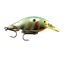 Load image into Gallery viewer, Left View of 1/4 oz LUHR JENSEN SPEED TRAP Pre-Rapala Fishing Lure in CHROME BLUE STRIPES
