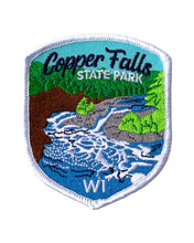 Charger l&#39;image dans la galerie, COPPER FALLS STATE PARK WISCONSIN COLLECTOR PATCH. Available For Sale Online at Toad Tackle.
