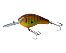 Load image into Gallery viewer, Left Facing View of BAGLEY BAIT COMPANY Diving B 3 Fishing Lure in DARK CRAYFISH on CHARTREUSE. Available at Toad Tackle.
