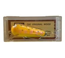 Load image into Gallery viewer, Boxed View of ZEAL LURES of Japan &quot;The Original Wood B-CHIMA RISK&quot; Fishing Lure. Available at Toad Tackle.

