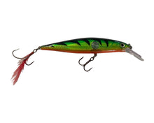Load image into Gallery viewer, Right Facing View of RAPALA LURES CLACKIN&#39; MINNOW 11 Fishing Lure in FIRE TIGER 
