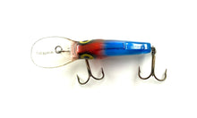 Load image into Gallery viewer, 🇺🇸 RED WHITE BLUE 🇺🇸• Vintage STORM 2.5&quot;&quot; DEEP LIGHTNIN&#39; SHAD Fishing Lure • DAL-SP#70 BLUE CLOWN

