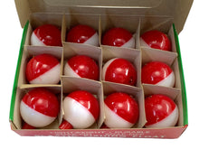 Load image into Gallery viewer, Dealer Box of 1 Dozen GREAT SOUTHERN Snap-On Plastic Fishing Floats • aka BOBBERS
