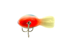 Load image into Gallery viewer, UBANGI Type Fishing Lure PEARL w/ BLUE &amp; RED
