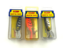 Load image into Gallery viewer, STORM LURES&nbsp;&quot;H Series&quot; Hot&#39;N Tot Fishing Lures in BLACK HERRINGBONE
