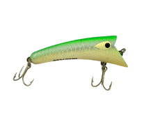 Lade das Bild in den Galerie-Viewer, Right Facing View of HEDDON &quot;TINY&quot; HEDD PLUG 880 Series Fishing Lure in GLO GREEN ALEWIFE
