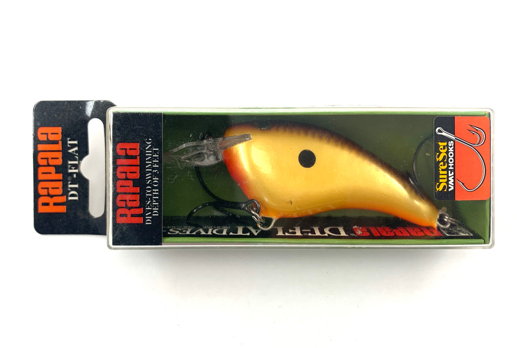 Packaged View of RAPALA DT (Dives-To) FLAT Fishing Lure in Crawdad