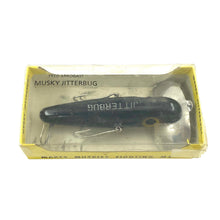 Load image into Gallery viewer, FRED ARBOGAST MUSKY SIZE JITTERBUG Fishing Lure in Original Box • #700 03 BLACK
