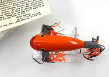 Load image into Gallery viewer, Back View of Vintage Topwater • NEWT, INC. CAST A BIRD Fishing Lure with Box &amp; Insert from OCONTO, WISCONSIN
