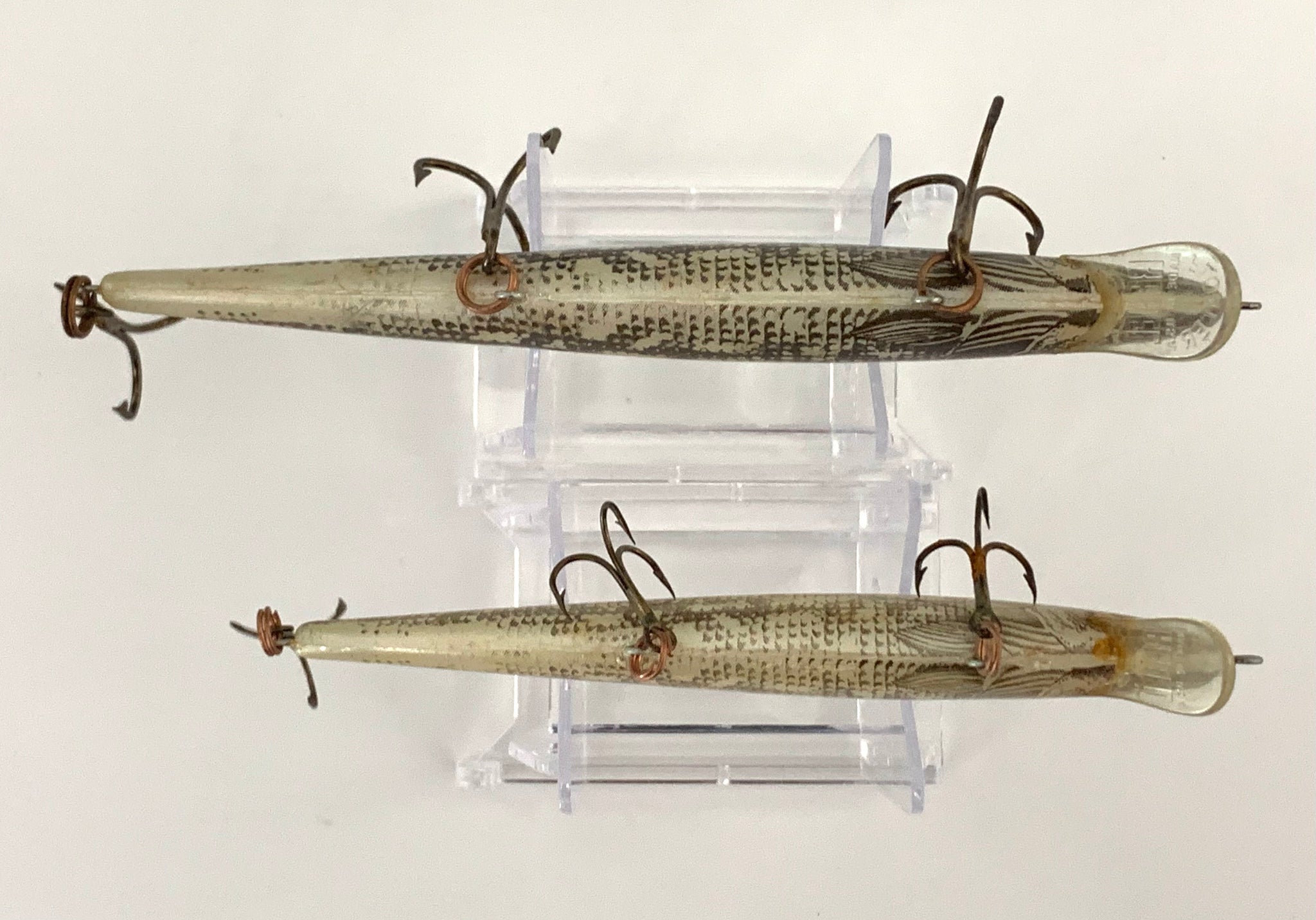 Vintage REBEL LURES DOUBLE TOP PROP BAIT SURFACE MINNOW Fishing